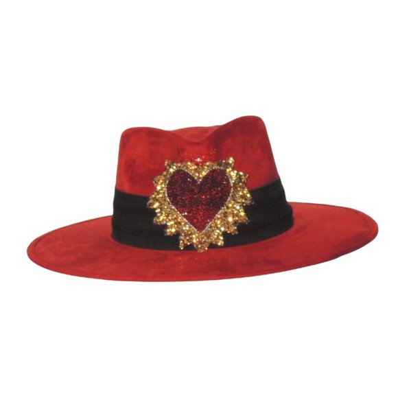 Handmade wide brim hat made in Mexico hand painted - Picture 7 of 16